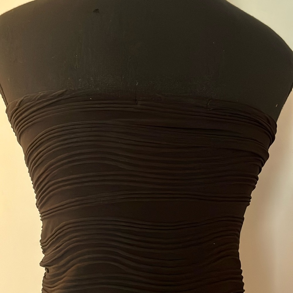 BOOHOO | Textured Sweetheart Mini Dress Sz US 6 - Picture 5 of 6